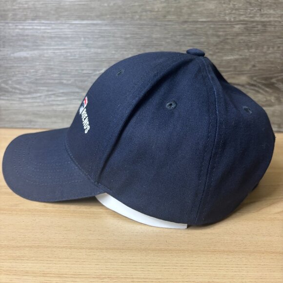 Fila Hat Cap Strap Back Blue Support Your Friends Adjustable - Picture 4 of 9